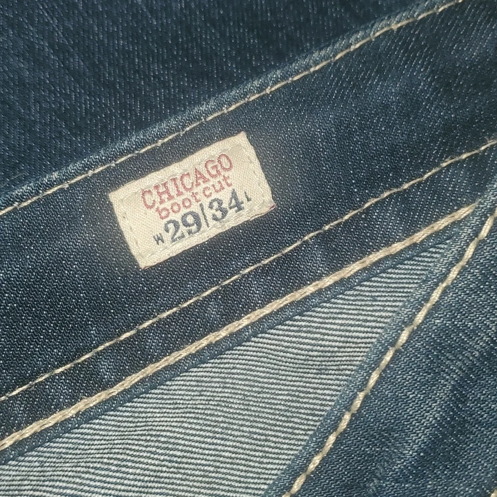 MEK Dark Blue Bootcut Women's Jeans - Picture 12 of 13